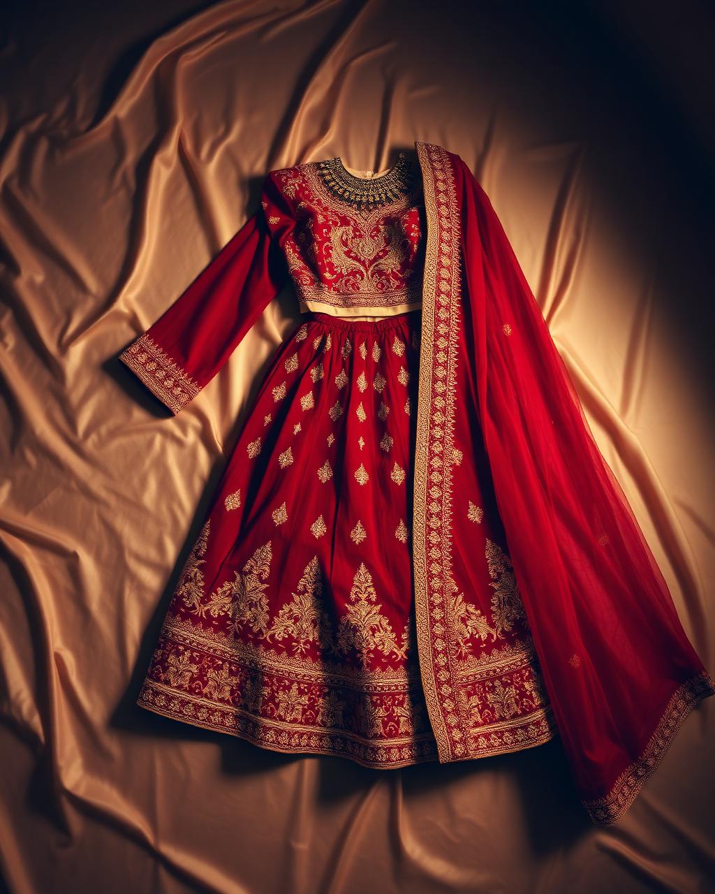 Maroon Bridal Lehenga